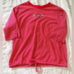 Vintage 80s 3/4 sleeve top